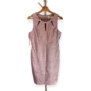 Nordstrom Eliza J. Embellished Taffeta Sheath Dress in Mauve Womens 10 - NWT!